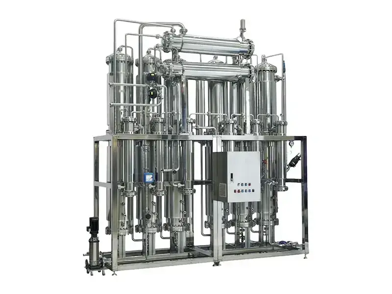 Destilador de agua multiefecto