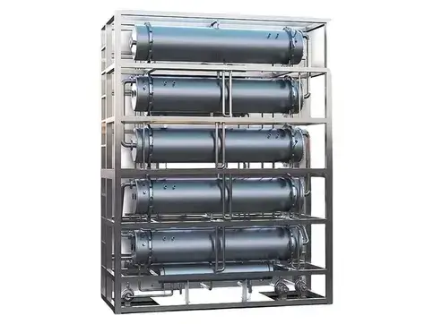 Destilador de agua de termocompresión multiefecto